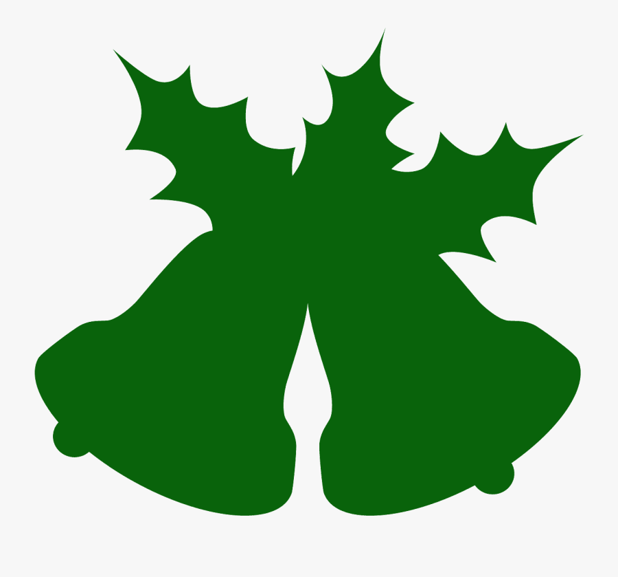 Christmas Bells And Free - Christmas Bells Silhouette, Transparent Clipart