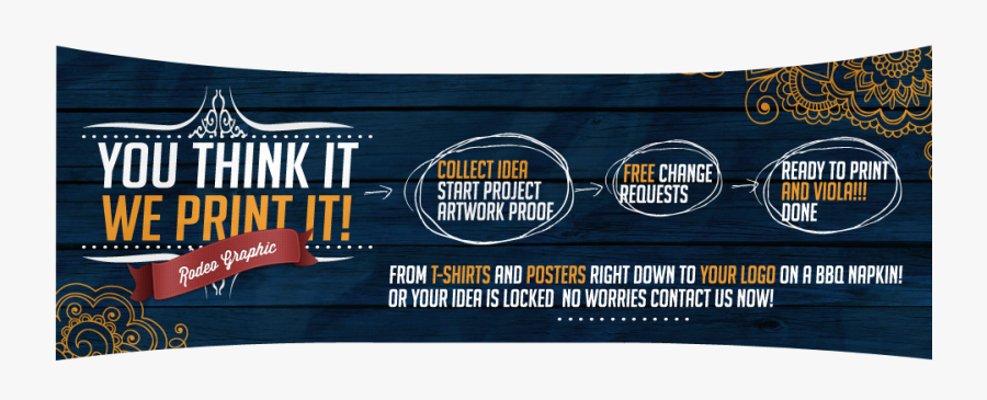 Rodeo Graphics - Banner, Transparent Clipart
