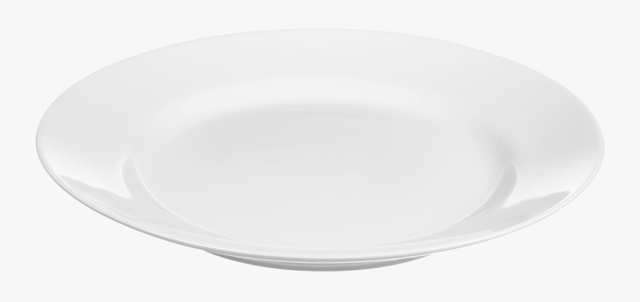 Transparent Dinner Plate Clipart - White Plate Png, Transparent Clipart