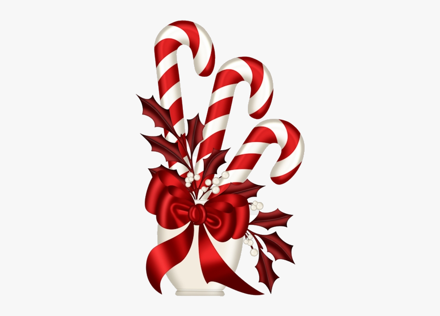 Candy Cane Christmas Clipart Free Transparent Png - Christmas Candy Cane Clipart, Transparent Clipart