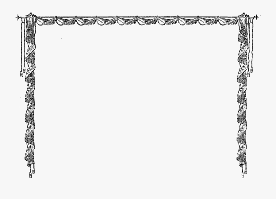 Curtain Clipart Page Border - Transparent Hd Page Border, Transparent Clipart