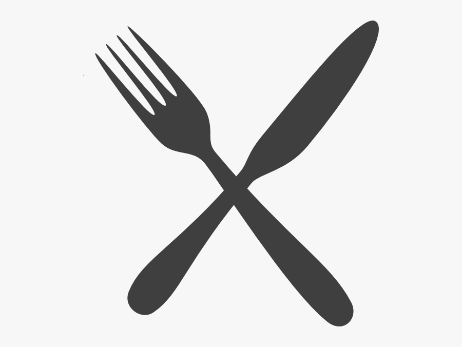 Gray Silverware Clip Art At Clker - Knife, Transparent Clipart