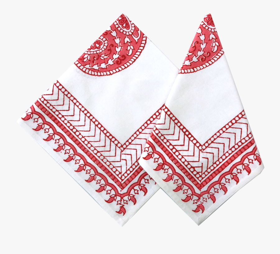 Napkin Paisley Doodle Berry Folded - Patchwork, Transparent Clipart