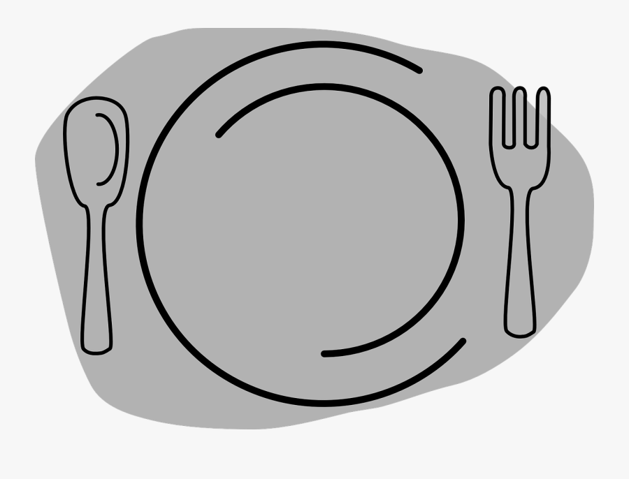 Dish Clipart Plate Cutlery - Kinfe And Fork Clipart Png, Transparent Clipart