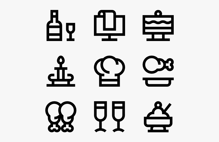 Restaurant - Icono De Novios Png, Transparent Clipart