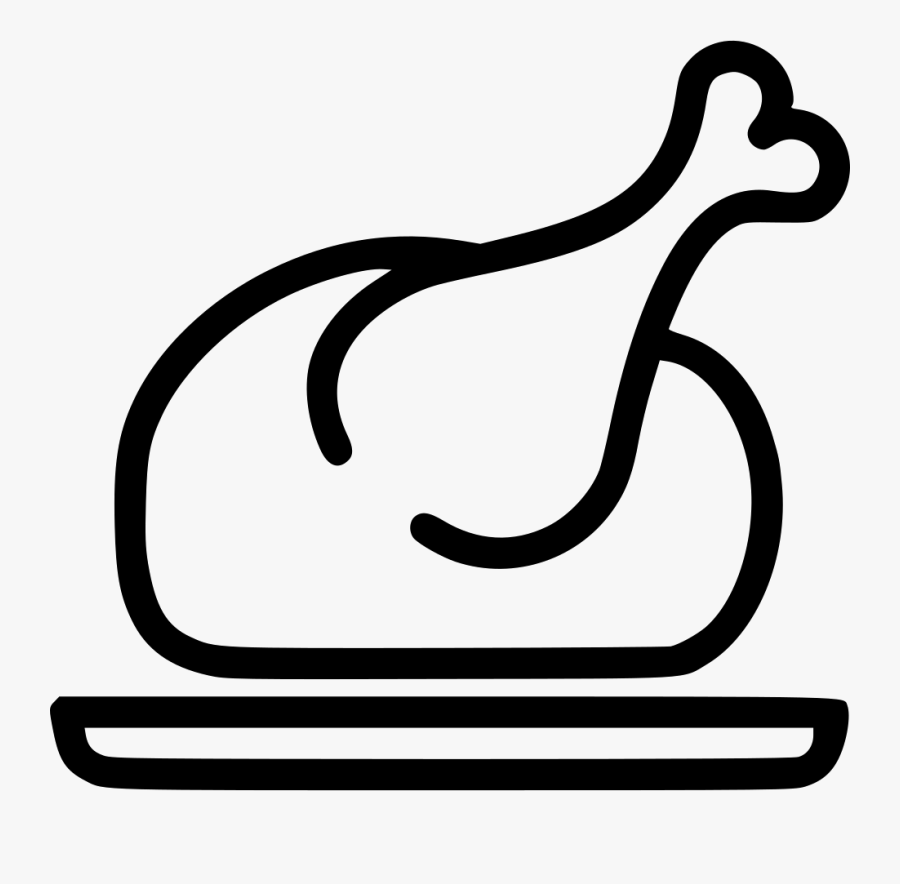 Nonveg Chicken Chistmas Dinner - Non Veg Food Vector, Transparent Clipart