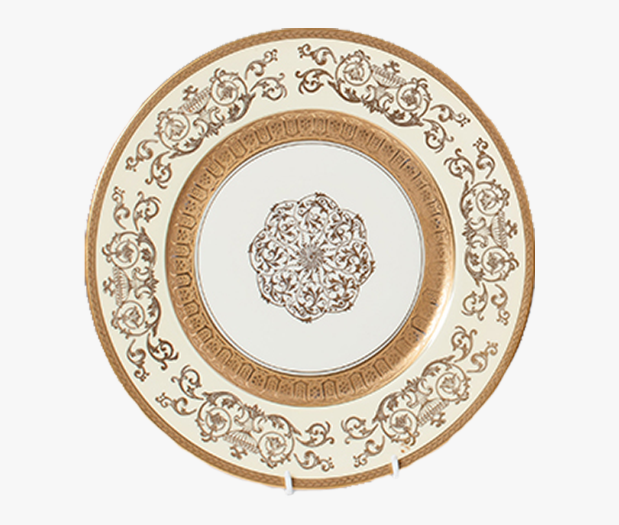 Hd Gold Filigree Dinner Plates - Old Form Of Compass, Transparent Clipart