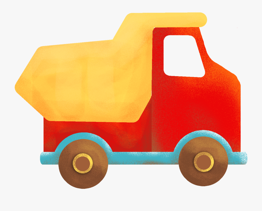 Carrito De Juguete Animado, Transparent Clipart