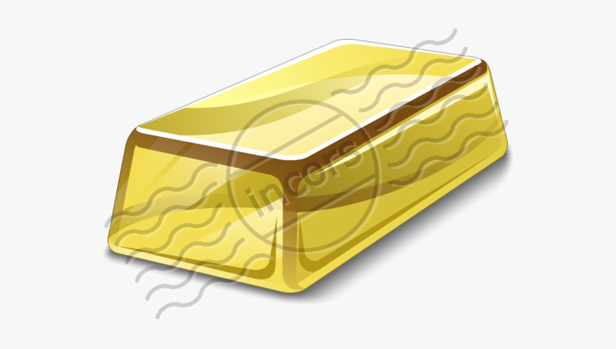 Gold Bar Icon Png, Transparent Clipart