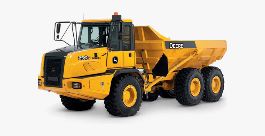Dump Truck Picture - John Deere Articulated Dump Truck And 310l, Transparent Clipart