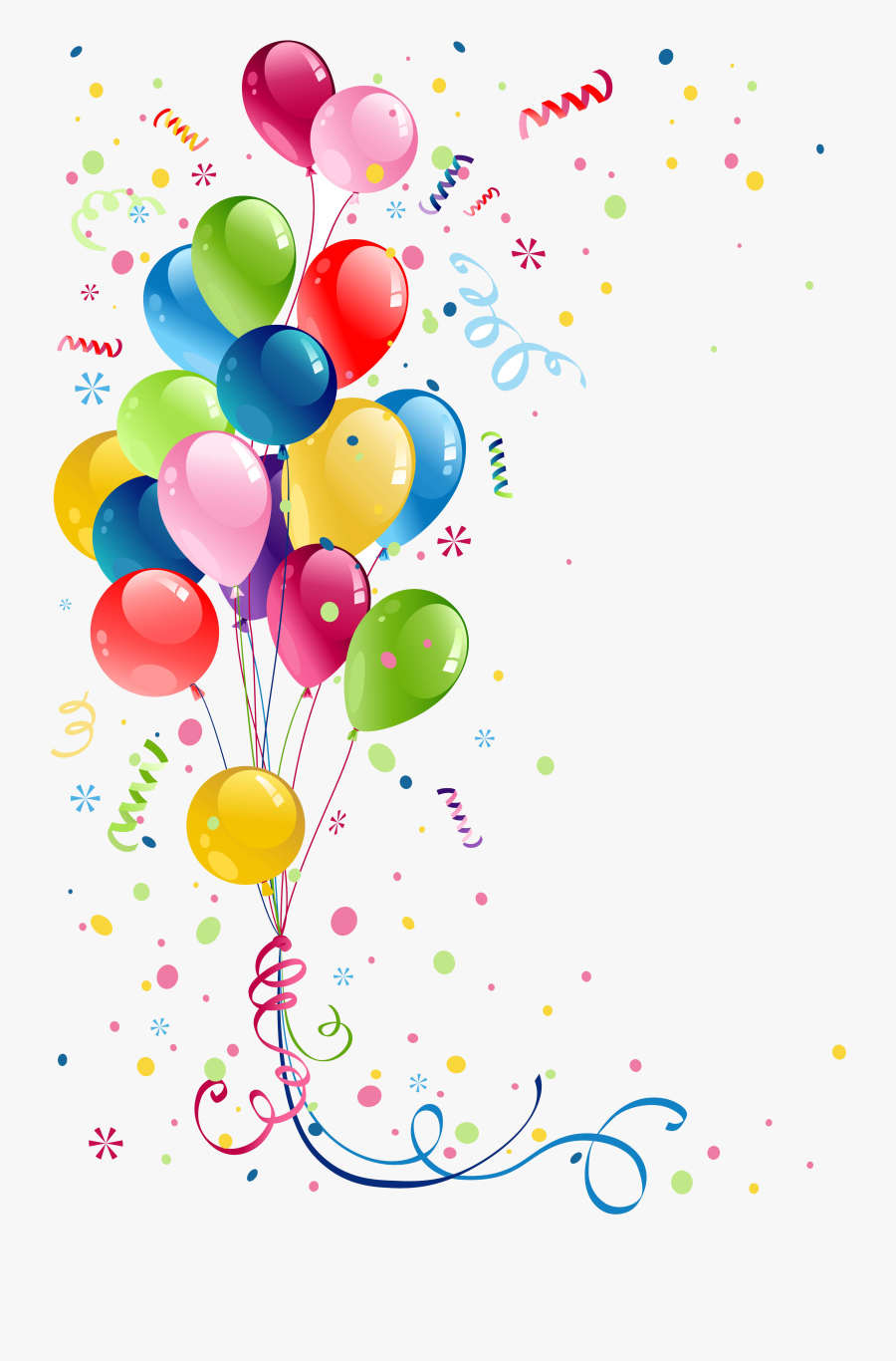 Remerciement Anniversaire, Carte Anniversaire Femme, - Balloon Png For Photoshop, Transparent Clipart