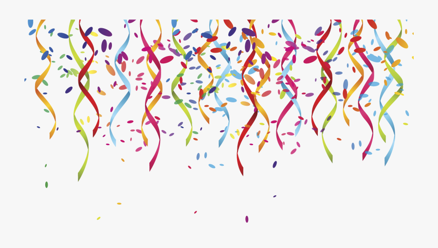 Transparent Party Confetti Png - Transparent Background Party Clipart, Transparent Clipart