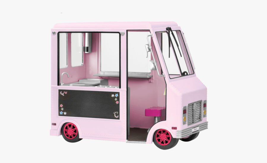 Sweet Stop Ice Cream Truck - Our Generation Ice Cream Truck Pink, Transparent Clipart