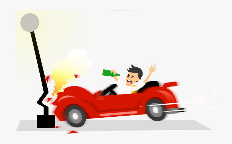 Picture Royalty Free Library Drunk Driving Clipart - Drinking And Driving Cartoon, Transparent Clipart