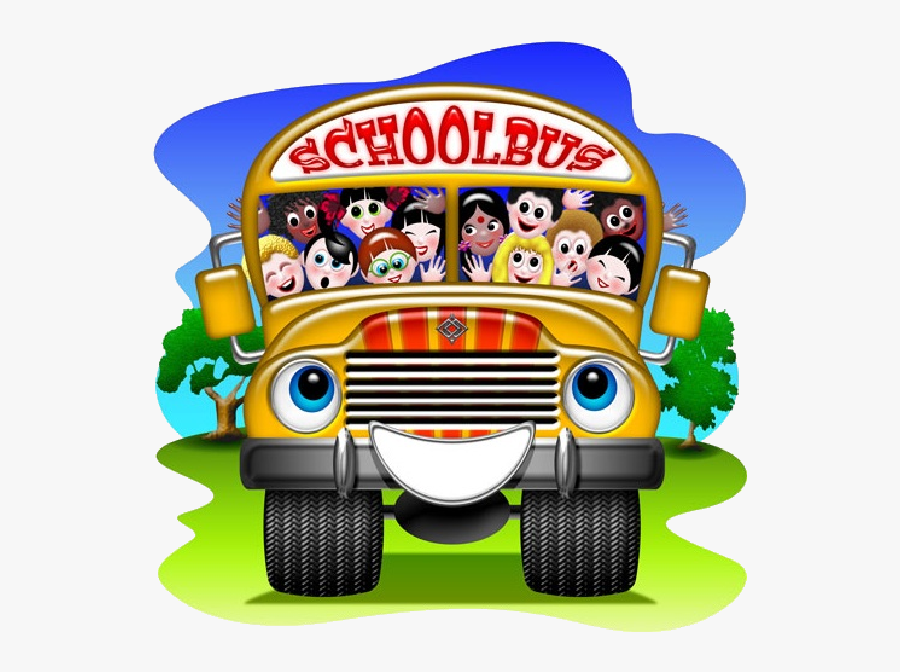 School Bus Cartoon Image-11 - Back To School Bus Clipart, Transparent Clipart