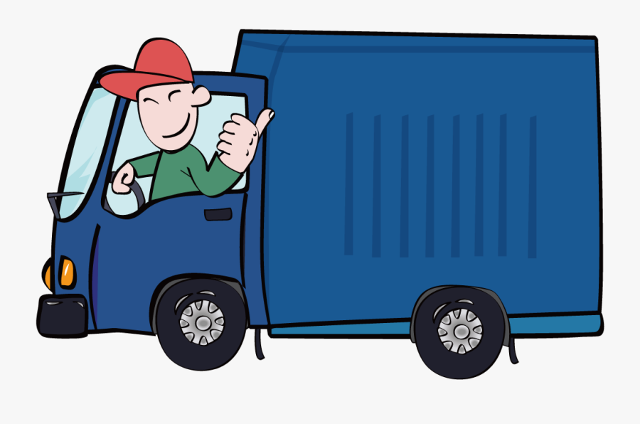 Transparent Truck Driver Clipart - Cartoon Truck Driver Png, Transparent Clipart