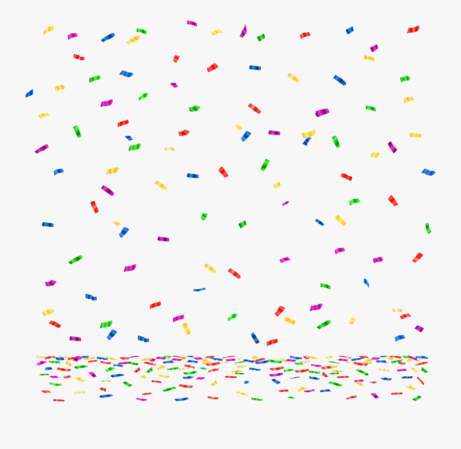 Free Yard Work Cliparts - Transparent Background Confetti Png, Transparent Clipart