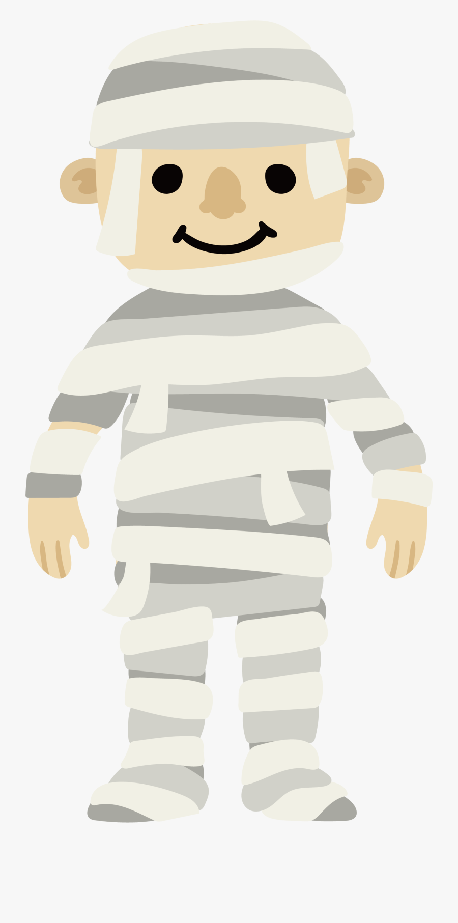 Mummy Bandaged Free Hd Image Clipart - Cartoon, Transparent Clipart