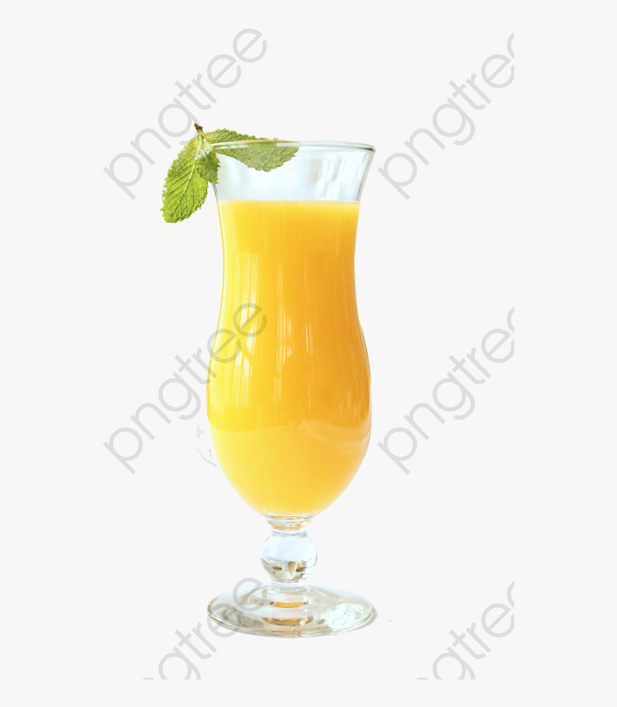 A Glass Of Juice - Orange Juice, Transparent Clipart