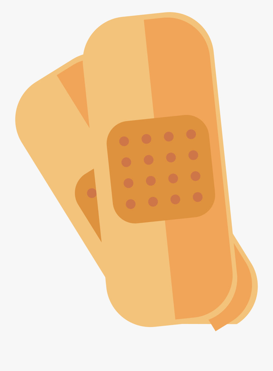 Picture Free Bandaid Clipart Illustration - Cartoon Bandage Transparent Background, Transparent Clipart