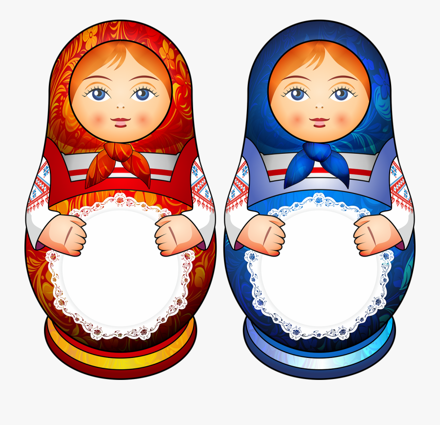 Matrioshka Matreshka Russian Style Free Picture - Клипарт Матрешка, Transparent Clipart