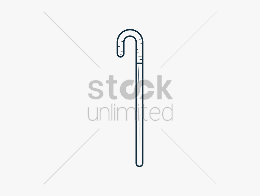 Transparent Walk Clipart Black And White - Walking Cane Clipart Black And White, Transparent Clipart