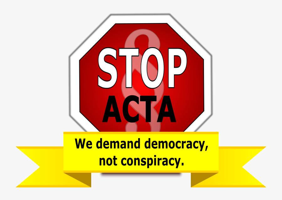 Stop Acta - Eu Respondo Para Orkut, Transparent Clipart