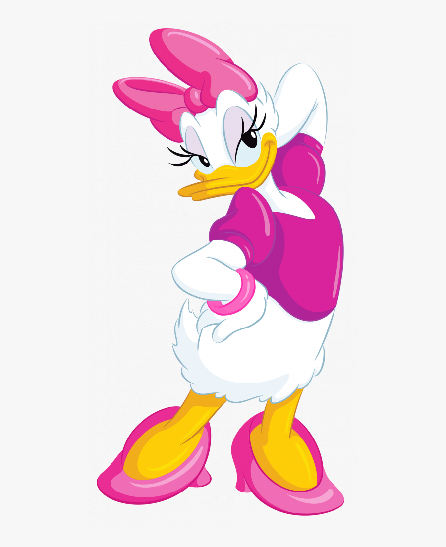 Duck Clipart Pink - Daisy Duck Png, Transparent Clipart