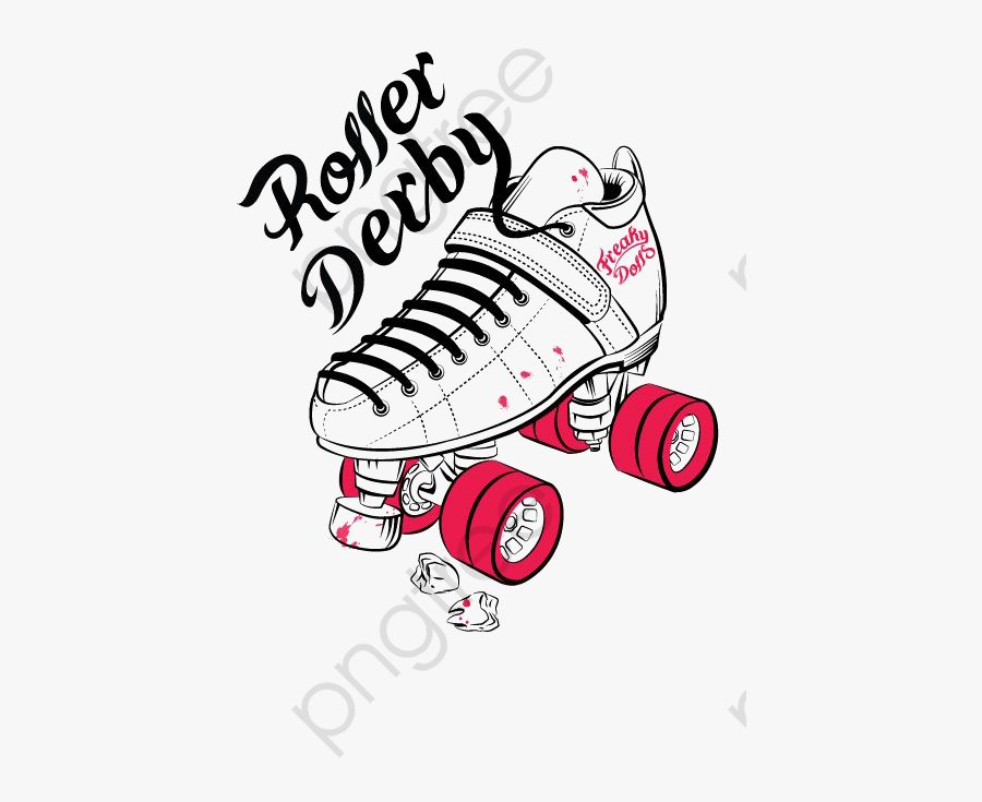 Skating - Roller Derby, Transparent Clipart
