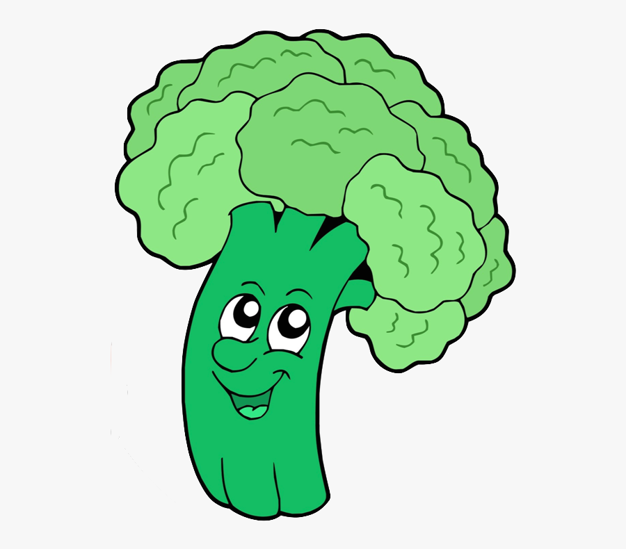 Vegetable Clipart Celery - Broccoli Png Cartoon, Transparent Clipart