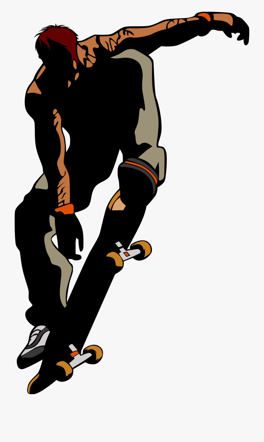 Freeboard Skateboard Illustration - Ollie King Original Soundtrack, Transparent Clipart