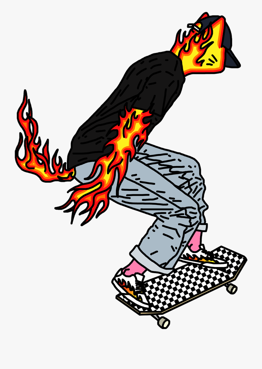 Skateboard Clipart Leon Karssen - Sick Skate, Transparent Clipart