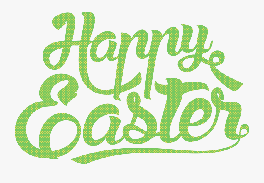Egg Easter Bunny Happy Free Clipart Hd Clipart - Transparent Happy Easter Words, Transparent Clipart
