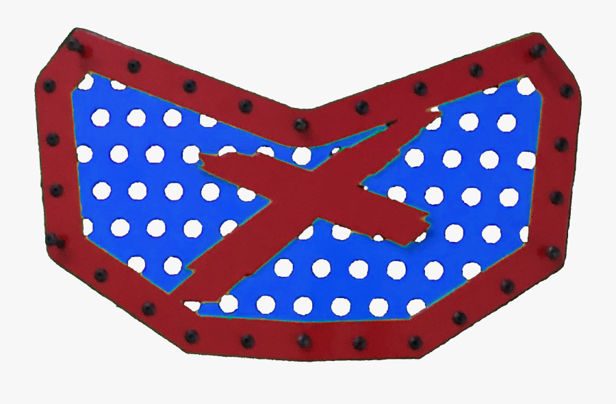 X3 Bullet Hole Grill-red - Plastic Canvas, Transparent Clipart
