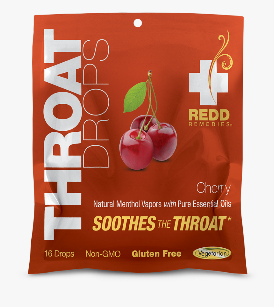 Throat Drops Natural Menthol Vapors With Pure Essential - Flyer, Transparent Clipart