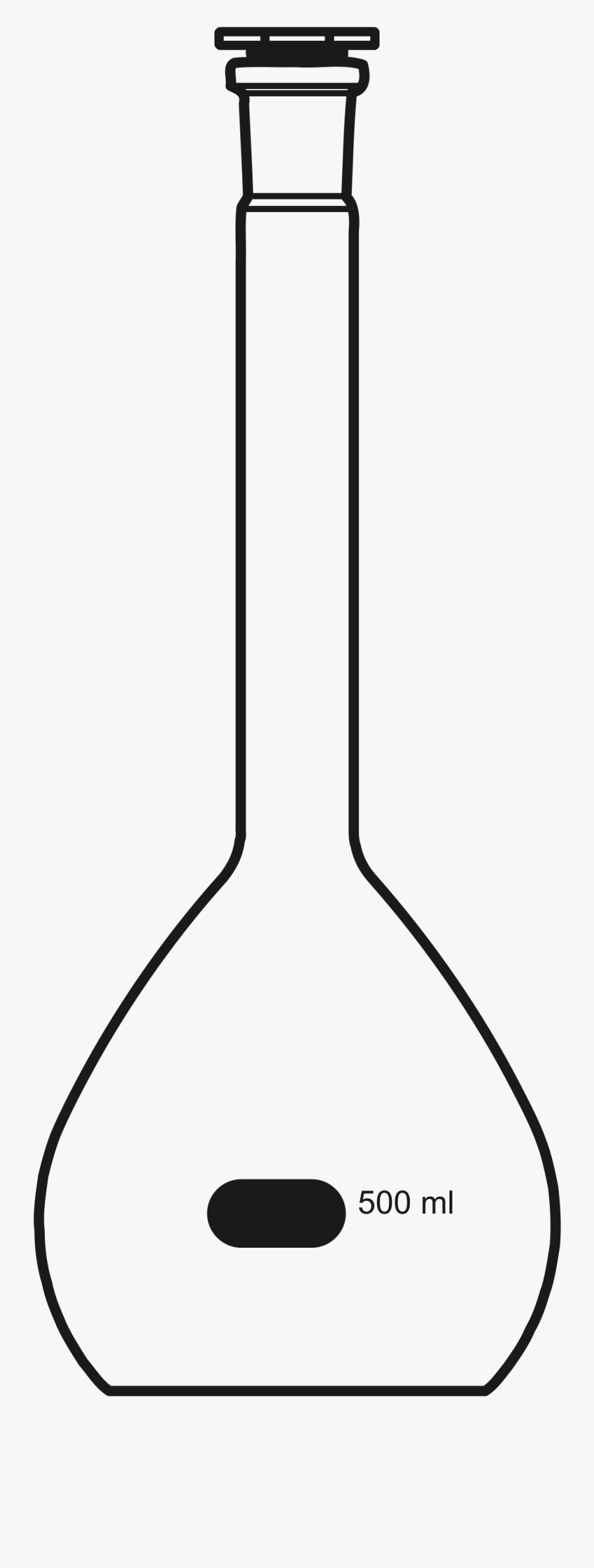 Transparent Volumetric Flask Clipart, Transparent Clipart