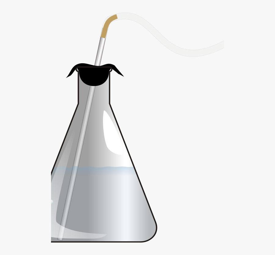 Bubbling Erlenmeyer Clip Art, Transparent Clipart