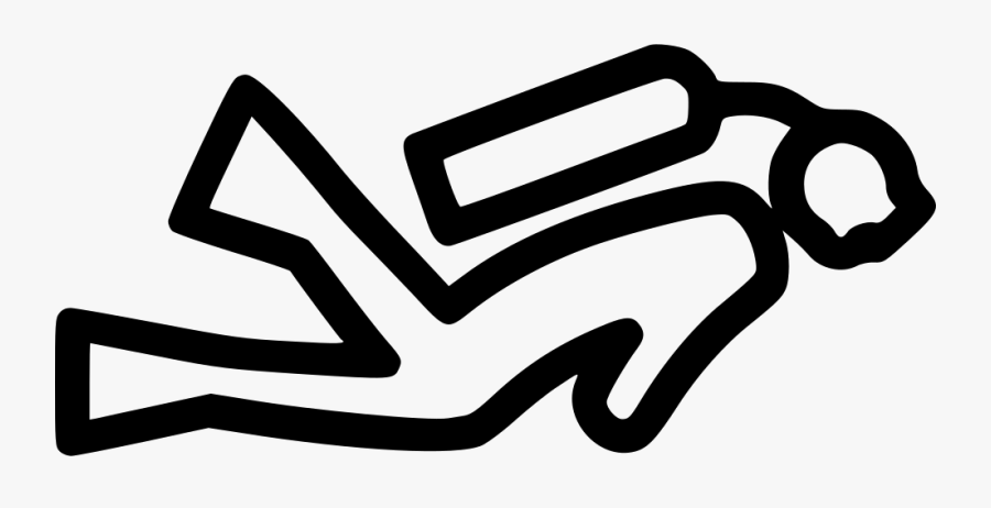 Scuba Diver - Icon Scuba Diving, Transparent Clipart