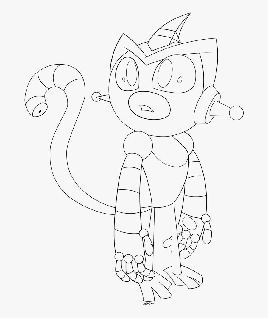 Coughing Lineart - Cartoon, Transparent Clipart