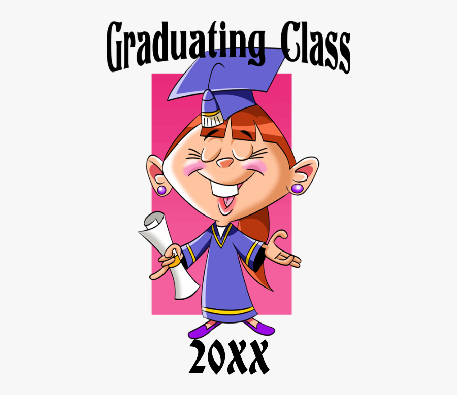 Graduating Class Girl Flask Necklace - Cartoon, Transparent Clipart