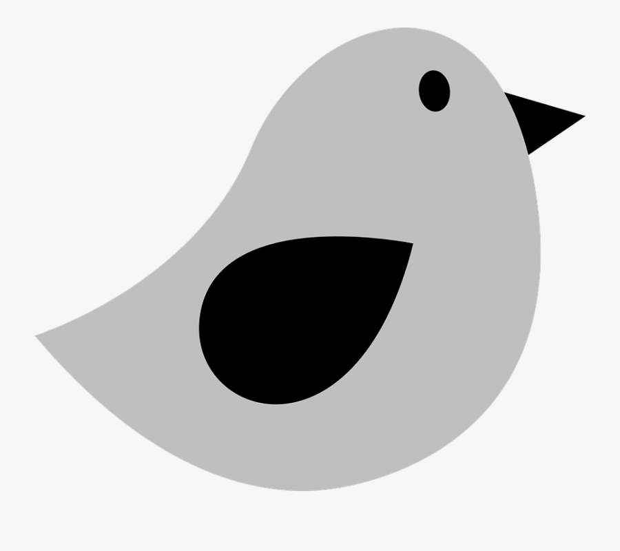 Transparent Twitter Vector Png - Black And White Chickadee Clipart, Transparent Clipart