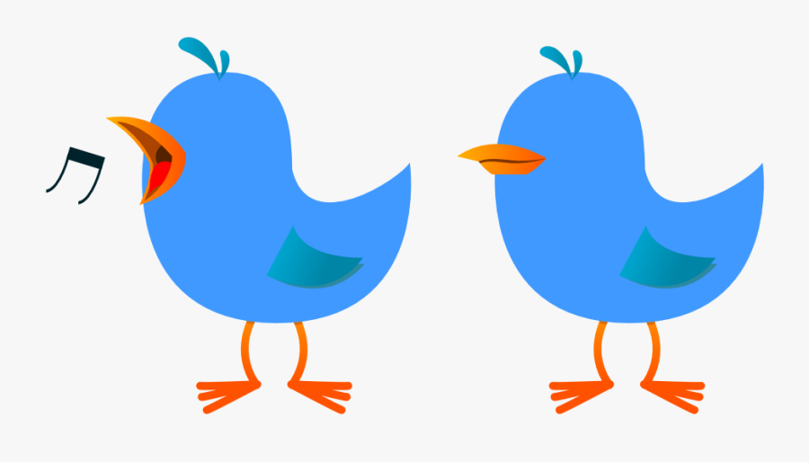 Net » Clip Art » Twitter Bird Tweet Tweet 5 Clipartist - Bird Cartoon Gif Png, Transparent Clipart
