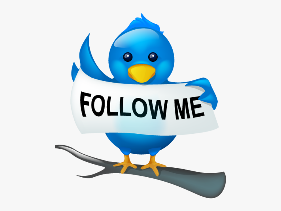 Transparent Follow Me On Twitter Png - Follow Me Clipart, Transparent Clipart