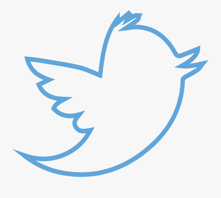 28 Collection Of Twitter Clipart Transparent High Quality - Twitter Logo Outline Transparent Background, Transparent Clipart