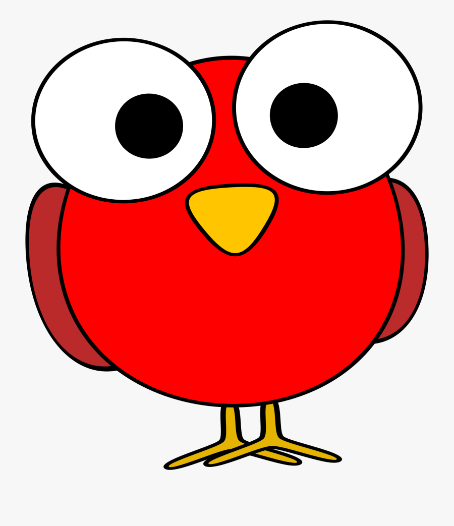 Funny Fish Clipart At Getdrawings - Cute Red Bird Cartoon, Transparent Clipart