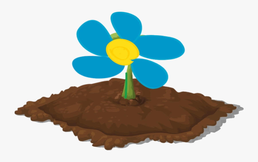 Soil Clipart Fertile Orange Seedling Transparent Png - Soil Clipart Png, Transparent Clipart