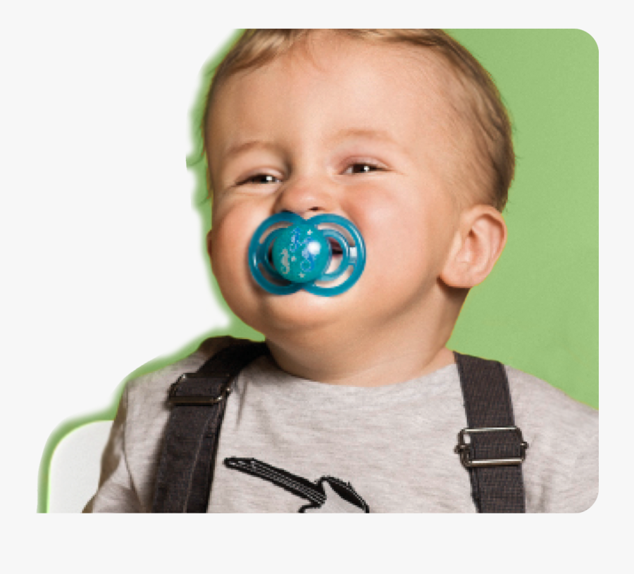 Baby With Pacifier - Child, Transparent Clipart