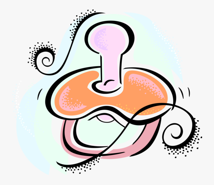 Pacifier Vector Baby Head , Transparent Cartoons, Transparent Clipart