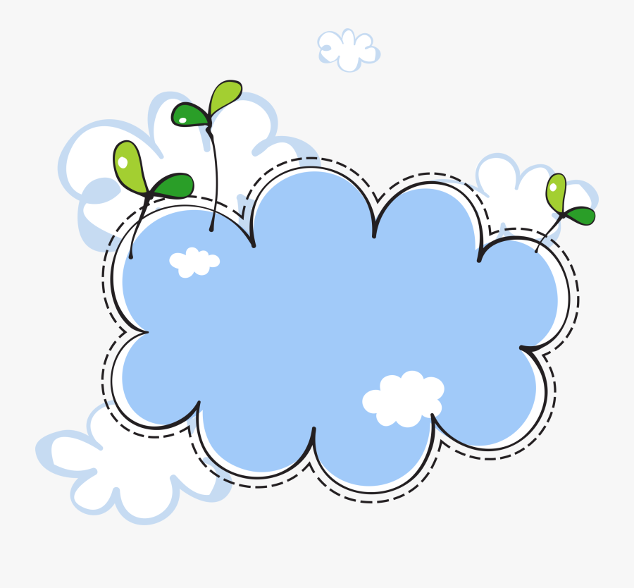 Seedling Clipart Plant Border - Cloud Clipart, Transparent Clipart