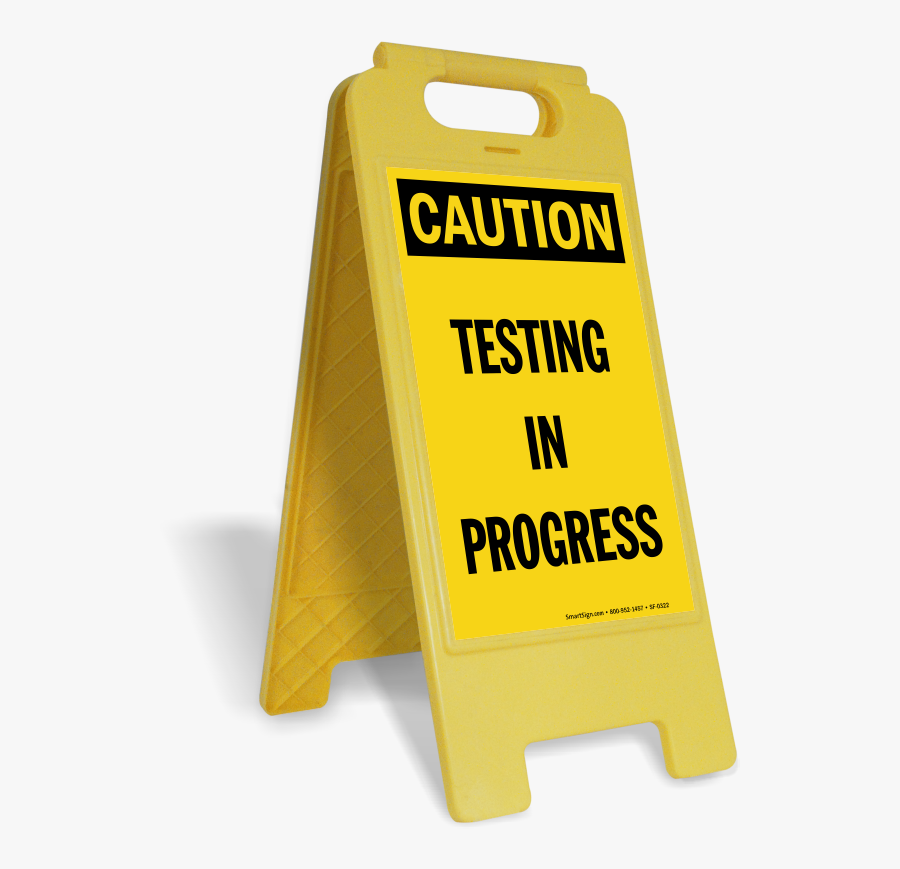 Testing In Progress Signs Tags Zoom Price Ⓒ - Sign, Transparent Clipart